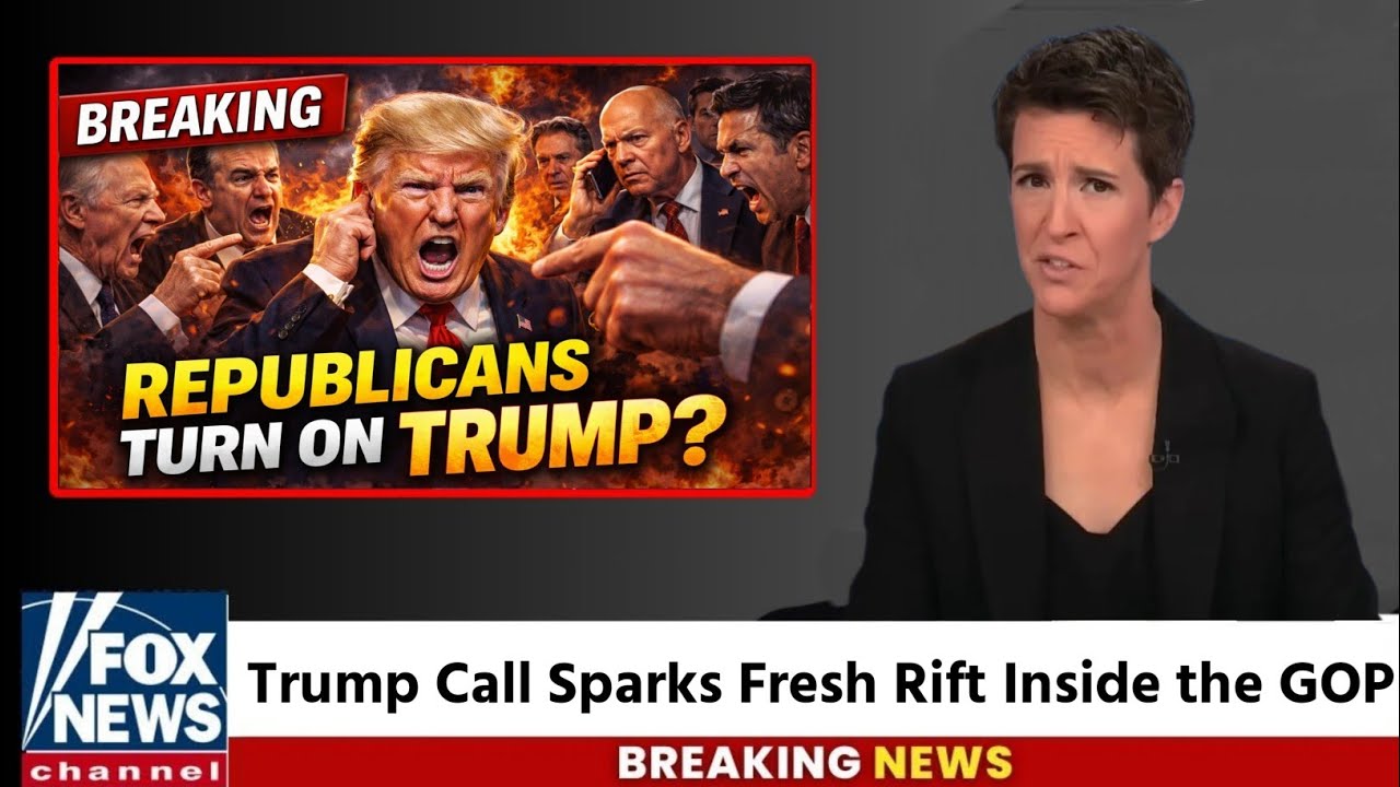 BREAKING: Trump Call Triggers New Republican Civil war 