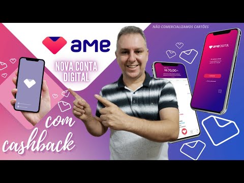 Ame Digital A Nova Conta Com Cashback Recarga De Celular 100 Gratis Youtube