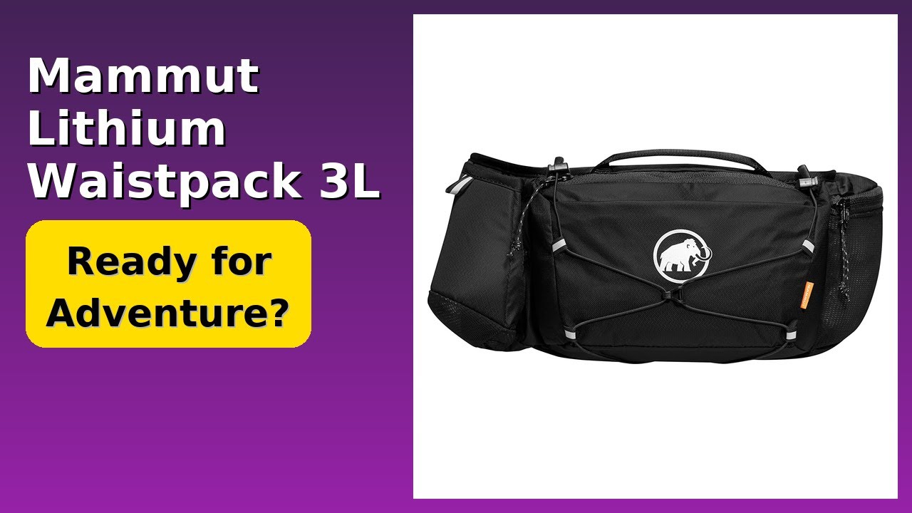 REVIEW (2026): Mammut Lithium Waistpack 3L. ESSENTIAL details