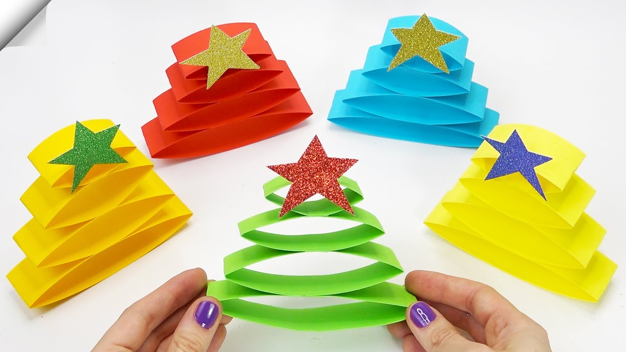 DIY christmas tree | Christmas paper crafts 2022 | Christmas tree easy ...