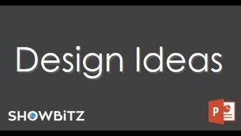 Design Ideas in PowerPoint (2016 and up)