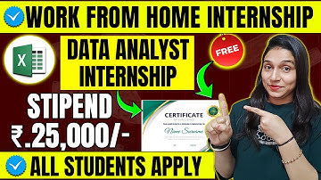 Data Analyst Internship | 🔥 Internships for College Students | 🔥 Internships 2026