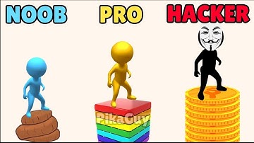 NOOB vs PRO vs HACKER in Stacky Dash