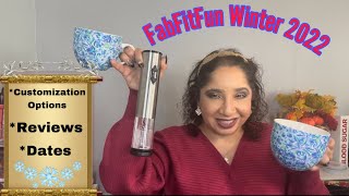 FabFitFun Winter 2022 ❄️Customization Options ❄️ Reviews ❄️ #fabfitfun