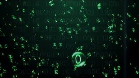 The Binary Code Inside the Bubbles Rises | Motion Graphics - Videohive template