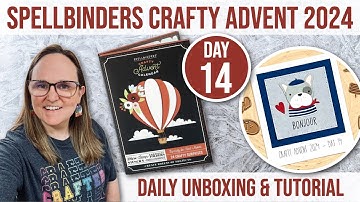 Day 14 🎄 Spellbinders 2024 Crafty Advent Calendar | December 14th Reveal & Project Tutorial