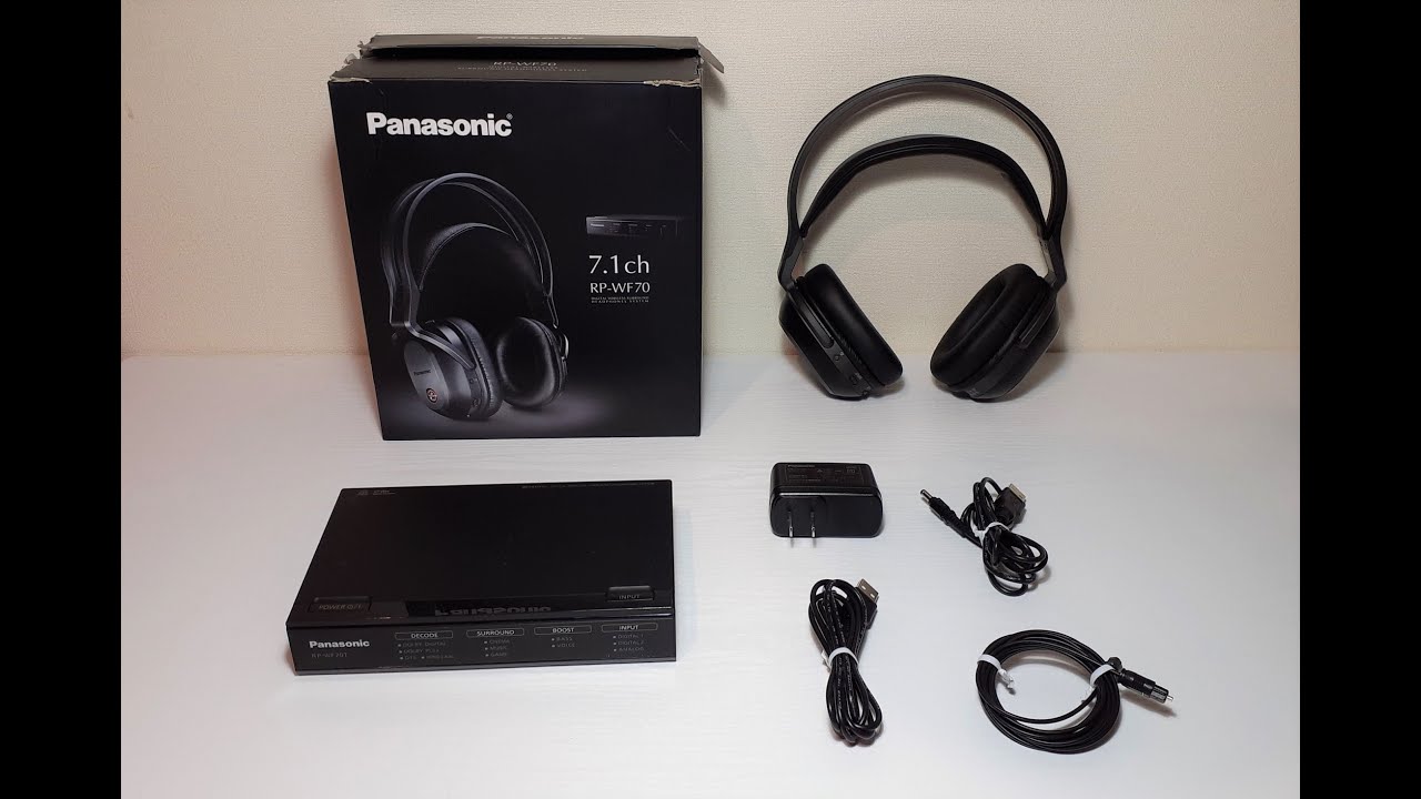 Panasonic RP-WF7-K イヤーパッド交換増設子機ヘッドセット1台付