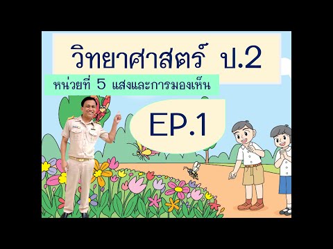 วิทยาศาสตร์ ป.2 หน่วยที่ 5 แสงและการมองเห็น EP.1