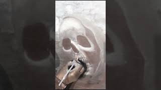 SKULL Acrylic Painting Time Lapse: Incredible Artwork