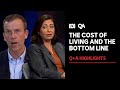 Cost of Living and the Bottom Line | Q+A Highlights | ABC News