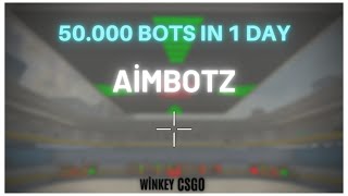 50.000 BOTS IN 1 DAY - BEAST AIM GOD PRACTISE (CSGO)