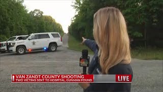 Early morning manhunt for shooter in Van Zandt county