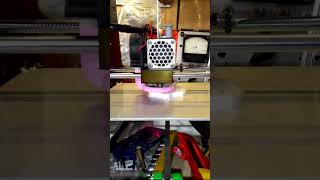 #timelapse of #Anet #A6 #3dprinting #Variac #Knob in #white #pla #3dprinter #3dprintedparts #reuse