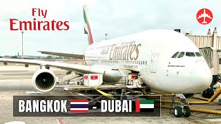 Emirates A380 | BANGKOK (BKK) to DUBAI (DXB) | Full flight report