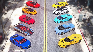 GTA 5 - Ultimate Realistic Graphics Mod | ENB + Reshade | Super Cars