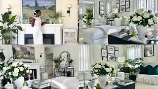 🍏 MID SUMMER LIVING ROOM REFRESH | DECORATE WITH ME