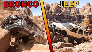 Showdown: Bronco vs Jeeps  Who Will Be Crowned the Ultimate Wheeler?