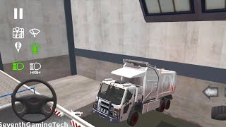 Electric Truck Fall Off ASMR Driving 🚛♻️🚛♻️🚛♻️ Trash Truck Simulator Gameplay (Android, iOS) FHD