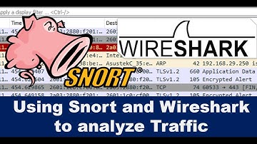 Using Snort and Wireshark to analyze Traffic