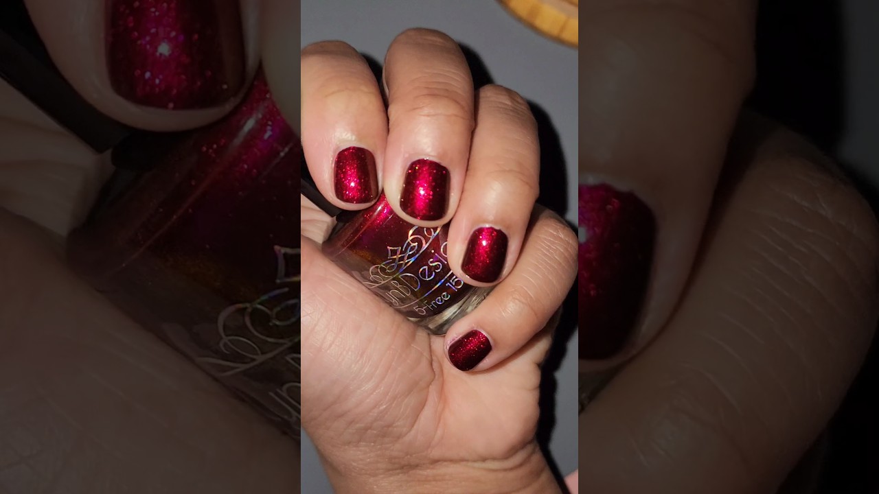 A deep red shimmer moment, are they similar? 