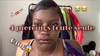 JE ME FAIS 4 PIERCINGS TOUTE SEULE ( A ne pas reproduire !!)