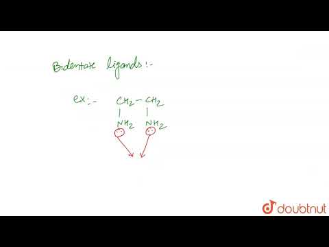 ভিডিও: কেন ethylenediamine একটি bidentate ligand?