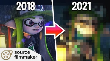 Remaking My old SFM Posters! (Splatoon SFM)
