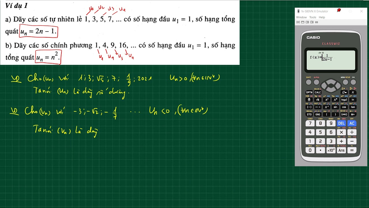 GT11 Bài 2 Dãy số