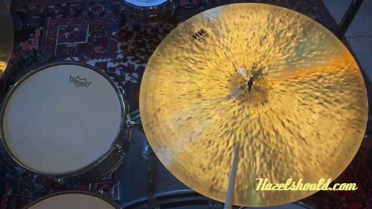 SABIAN HH VANGUARD 22” Ride Thin Crash 2215 g - YouTube