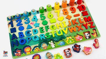 Best Learn Shapes, Counting 1 to 10 & ABC