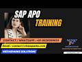 🚀 **SAP APO Training | Online Certification Course | by Vistasparks Solutions** 🚀