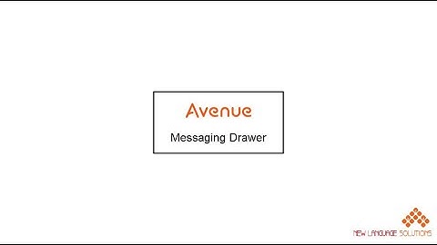 Messaging Drawer Avenue 4 5 Video Tutorial