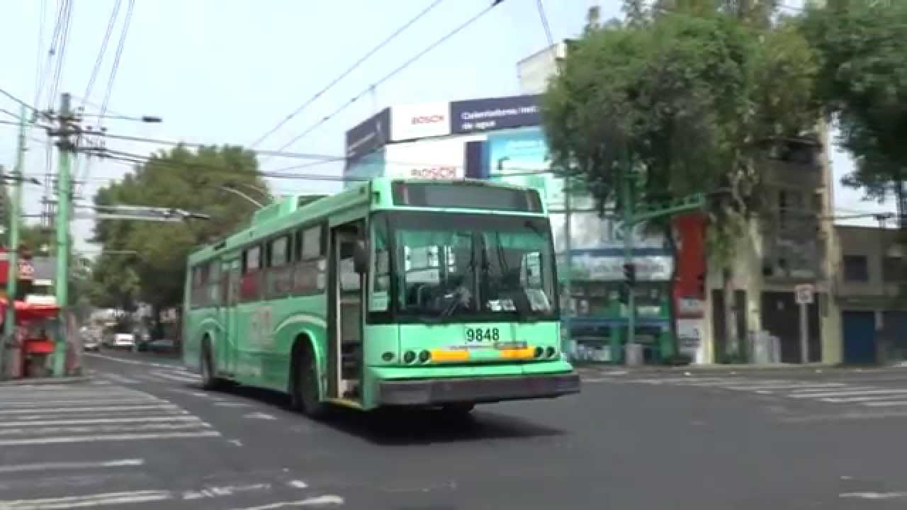 MEXICO CITY TROLLEYBUSES APRIL 2015 YouTube