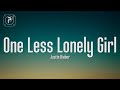 Justin Bieber - One Less Lonely Girl (Lyrics)