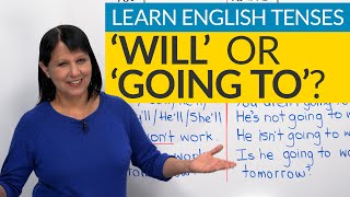 Learn English Tenses: FUTURE  - “will” or “going to”?