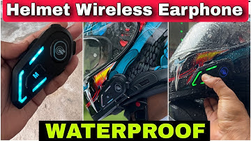 Best Waterproof Helmet Earphone | EDYELL Helmet Wireless Earphone C5 Installation & Review