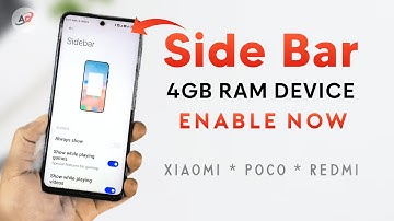 ⚡️Enable Miui 13 SideBar Feature in 4GB Ram Devices Now | Ft.Poco M2 Pro