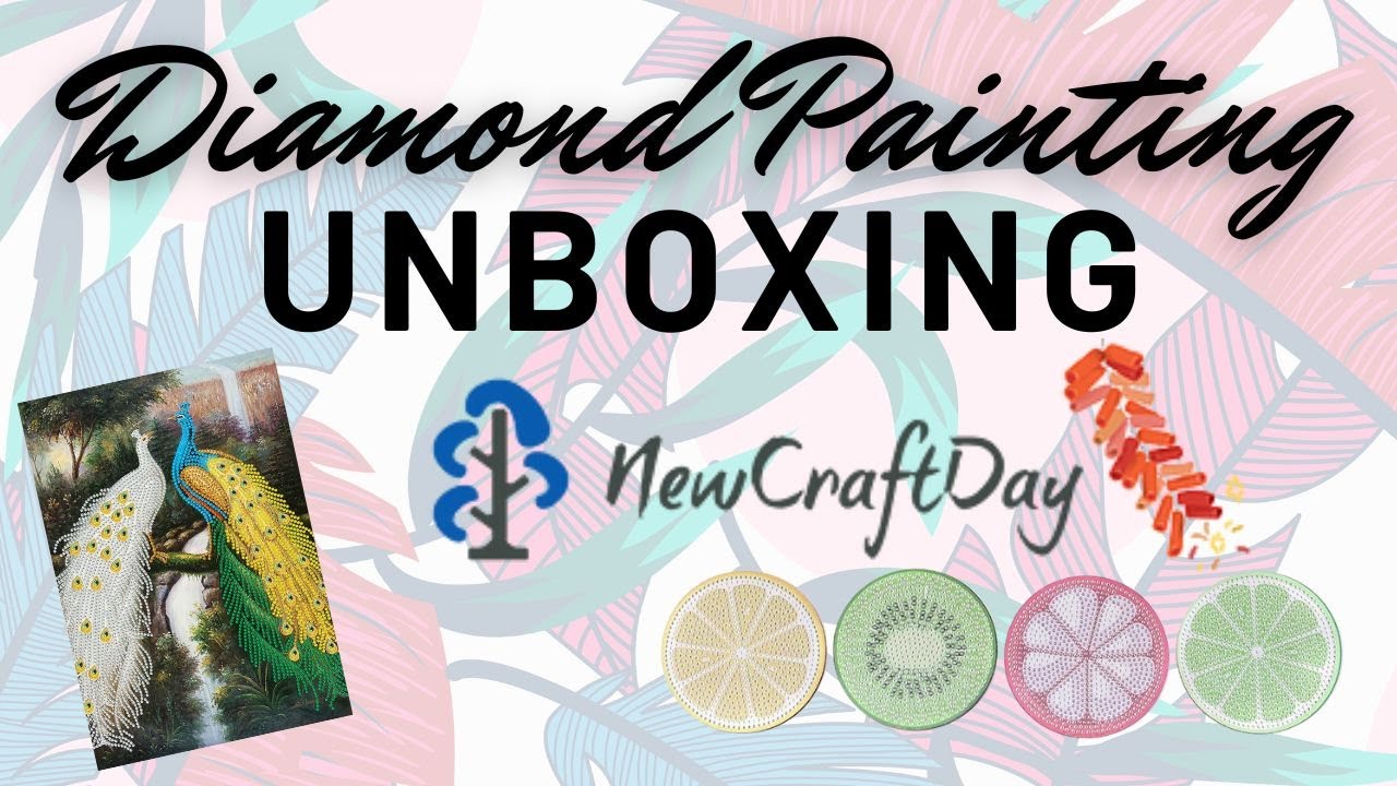 Diamond Painting Unboxing - Newcraftday #newcraftdayNewYearSale  #newcraftday 