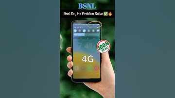 bsnl E , H+ network Problem Solve ✅ - 100% 🗿🔥