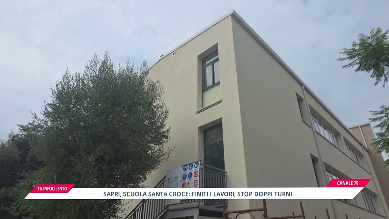 Scuola media Santa Croce: finiti i lavori di efficientamento, rientri in classe a Sapri