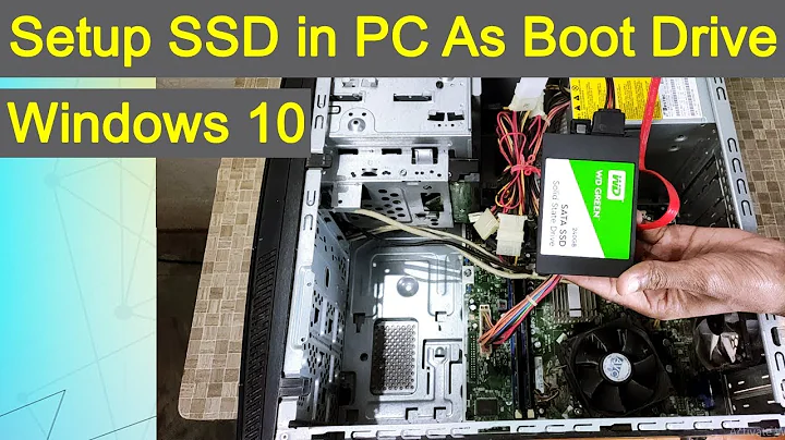 how to setup SSD in pc | How to setup ssd as boot drive windows 10