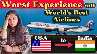 Traveling to India From America | Qatar Airways | USA to INDIA | Indian Vlogger In America