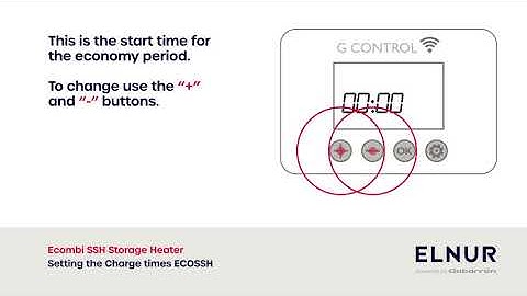 6 ELNUR SSH Setting the Charge times