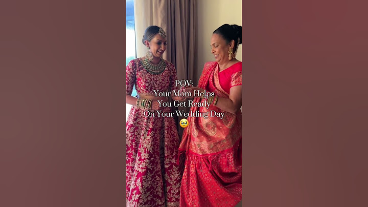 Such a special moment helping this bride get ready with her mom by her side! 💕 #SouthAsianBride