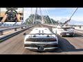 Lamborghini sesto elemento  goliath race  forza horizon 5  steering wheel gameplay