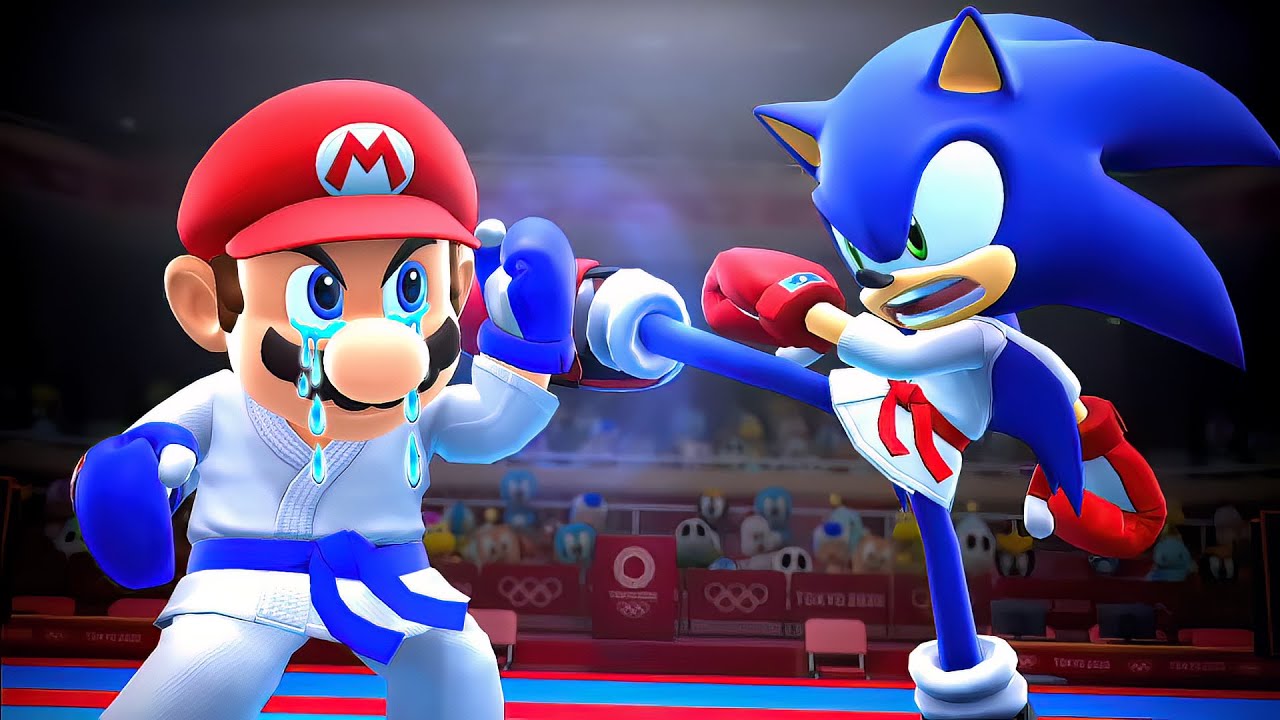 Mario & Sonic at Olympic Tokyo 2020 - All Event Sonic Vs Mario