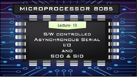 Software controlled Asynchronous Serial I/O