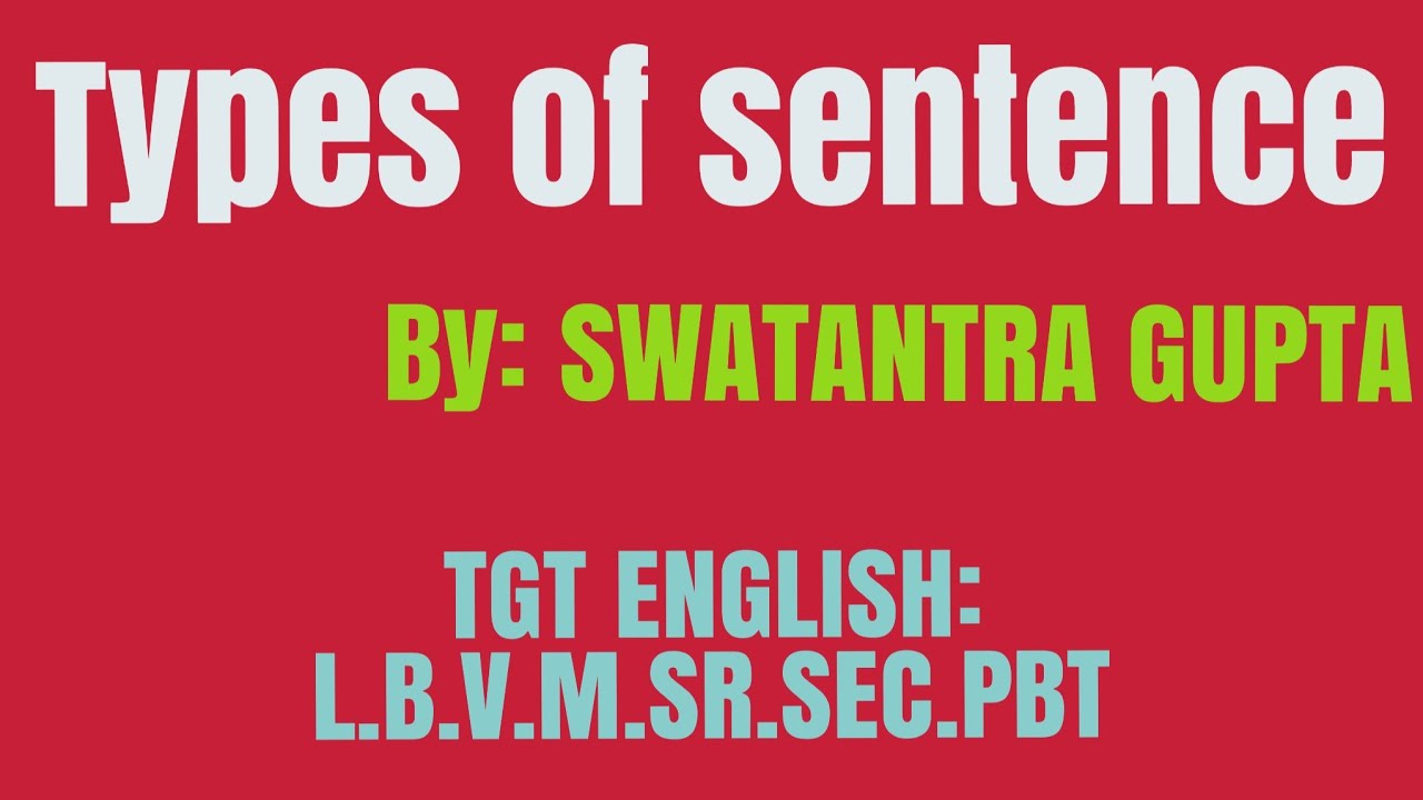types-of-sentences-identification-of-sentences-youtube