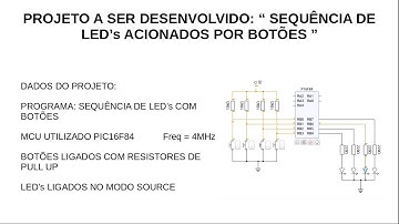 Assembly para PIC - Sequência de LED