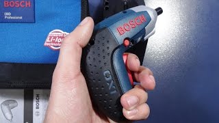 BOSCH IXO 3,6V Cordless Screwdriver Unboxing & Review